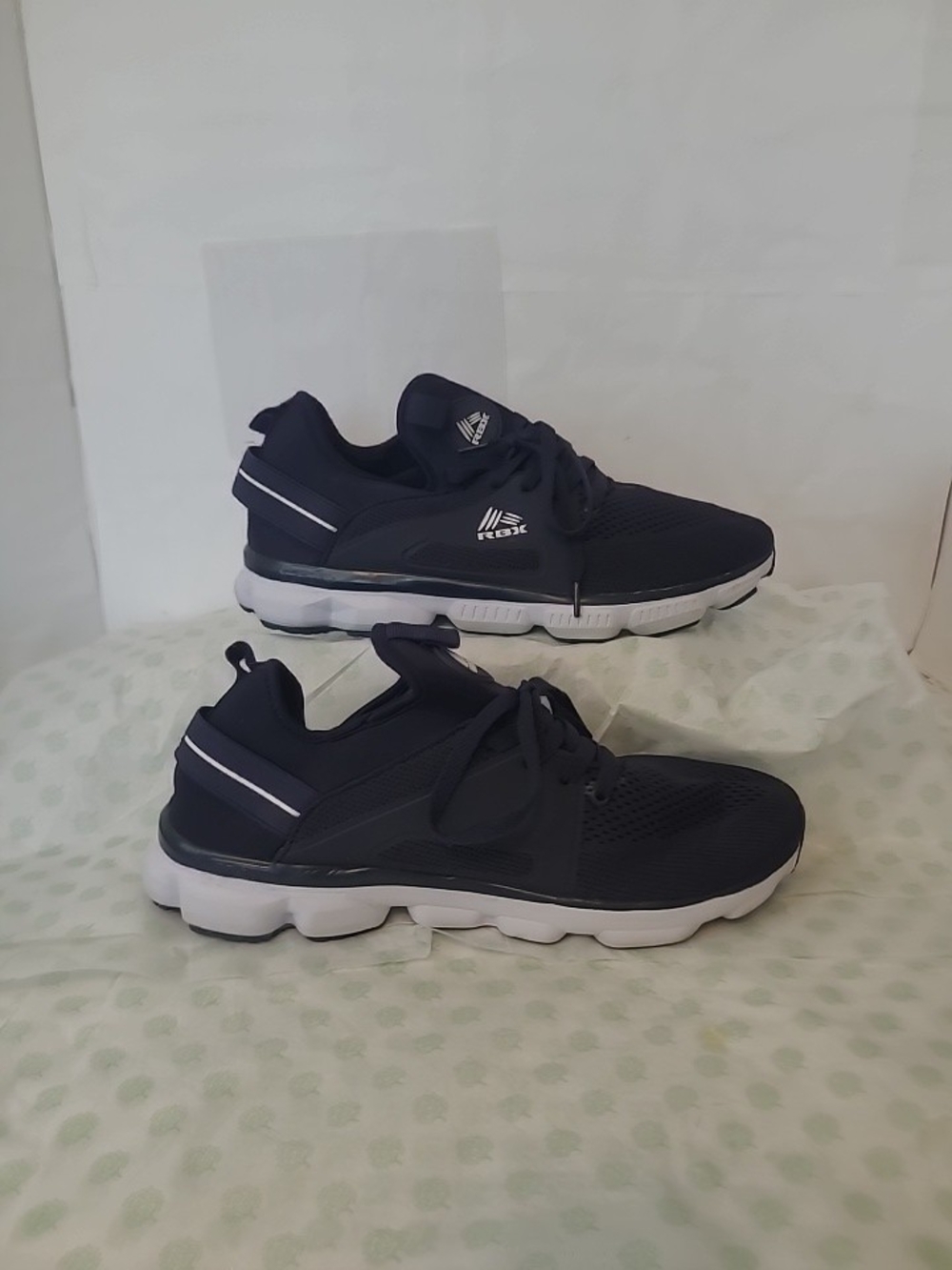 RBX Serino2 navy blue size 12  Running Shoes Breathable Lace up / Slip On